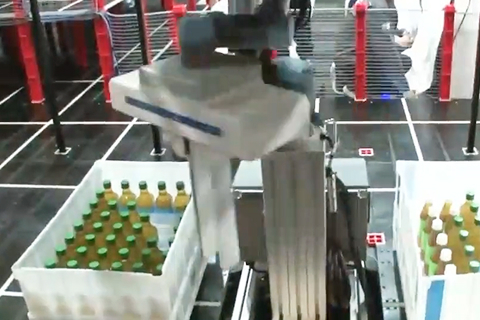 物流倉庫での仕分け作業自動化  